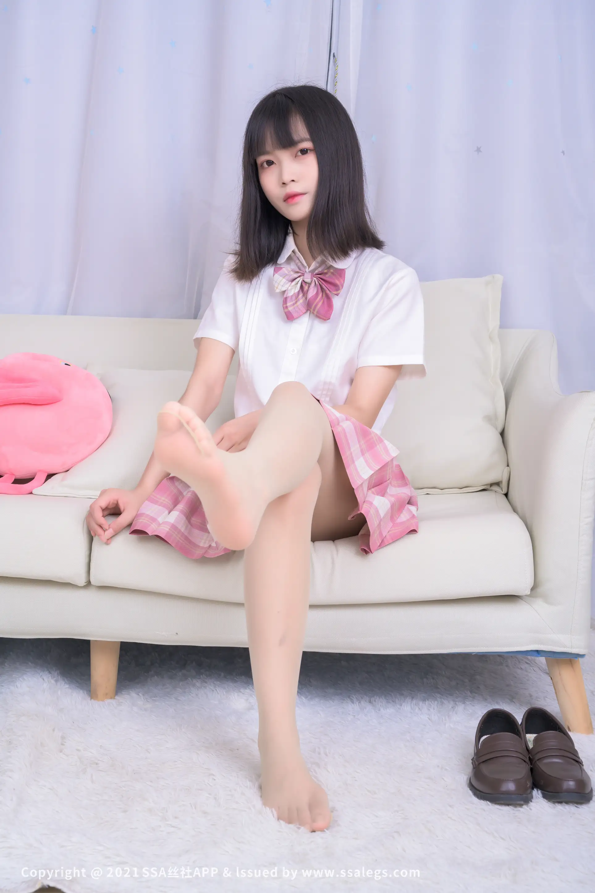 [Mzsock] NO.700 Model Dandan’s beautiful feet in stockings (Part 1) silk club#[106P]-105