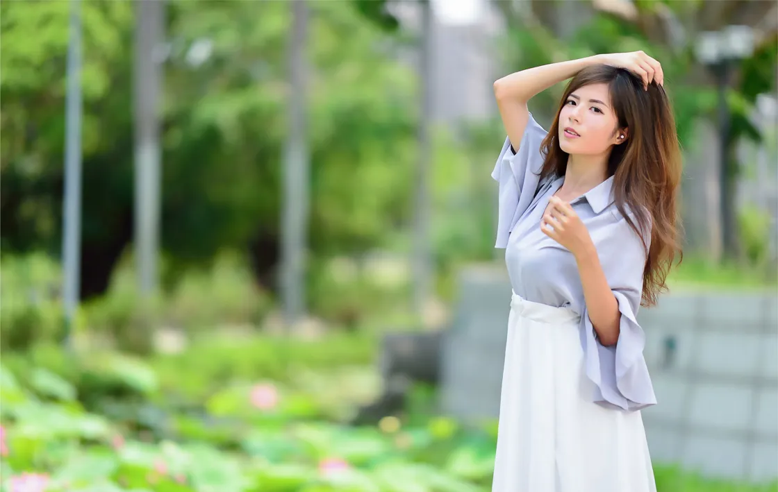 [Mzsock] NO.145 Fang Weizhen’s elegant long skirt with high legs street photography#[105P]-45